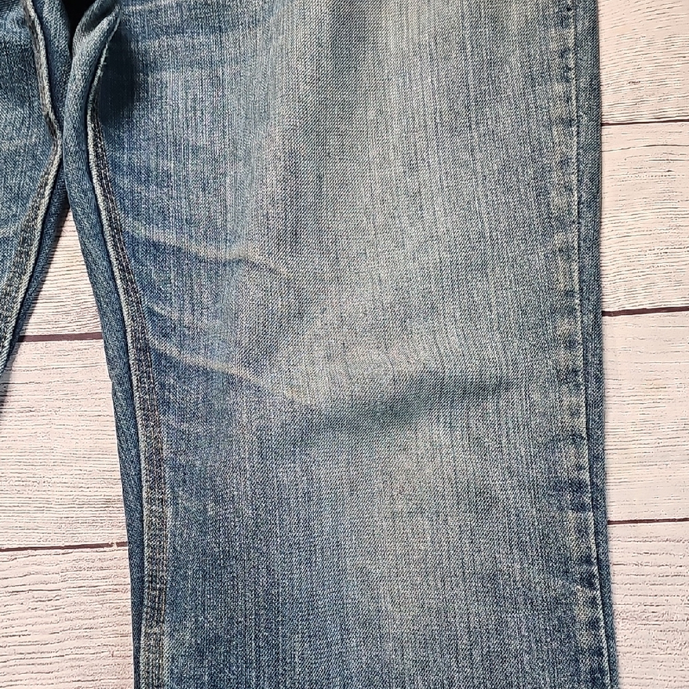 Carhartt 40x32 Blue Straight-Leg Jeans with Classic Fading - Picture 9 of 16